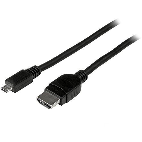 Product Cover StarTech.com 3m Passive Micro USB to HDMI MHL Cable - Micro USB Male to HDMI Male MHL Cable - 1080p Video 7.1 Channel Digital Audio (MHDPMM3M)