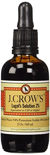 Product Cover J.Crow's Lugol's Iodine Solution, 2 oz., Twin Pack (2 Bot.)