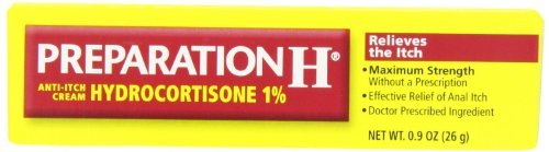 Product Cover Preparation H Anti-Itch Cream Hydrocortisone 1% 0.90 oz (Pack of 2) (Packaging May Vary)