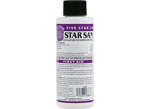 Product Cover Five Star - Star San - 4 Ounce - High Foaming Sanitizer