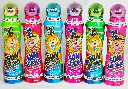 Product Cover Sunsational Bingo Dauber / Dabber Set of 6 - 4 oz. - Mixed Colors