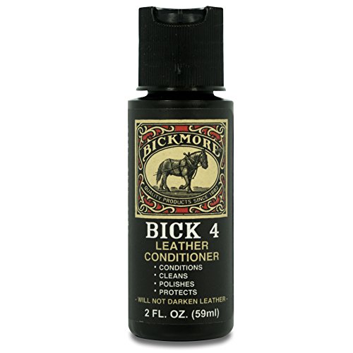 Product Cover Bickmore Bick 4 Leather Conditioner 2oz - Best Since 1882 - Cleaner & Conditioner - Restore Polish & Protect All Smooth Finished Leathers