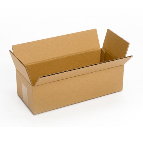 Product Cover Pratt PRA0072 Recycled Corrugated Cardboard Single Wall Standard Long Box with C Flute, 14