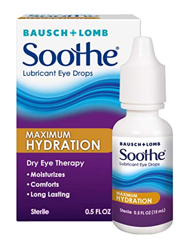 Product Cover Bausch + Lomb Soothe Dry Eye Drops, Maximum Hydration Lubricant Eye Drops, 15 ml, 0.50 Fluid Ounce