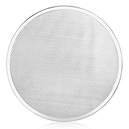 Product Cover New Star Foodservice 50974 Seamless Aluminum Pizza Screen, Commercial Grade, 16-Inch, Pack of 6