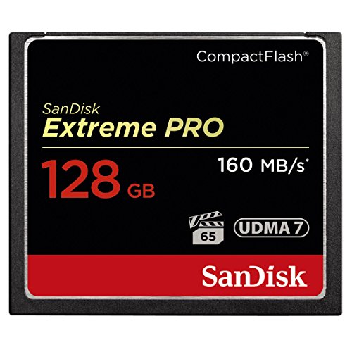 Product Cover SanDisk Extreme PRO 128GB CompactFlash Memory Card UDMA 7 Speed Up To 160MB/s- SDCFXPS-128G-X46