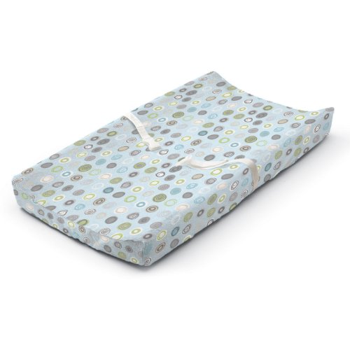 Product Cover Summer Ultra Plush Changing Pad Cover, Blue Swirl