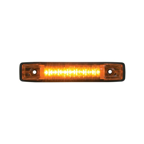 Product Cover Grand General 77650 Amber Thin Line 6-LED Marker and Clearance Sealed Light, Amber/Amber