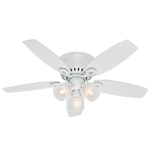 Product Cover Hunter Fan Company Hunter 52087 Transitional 46``Ceiling Fan from Hatherton collection in White finish, inch