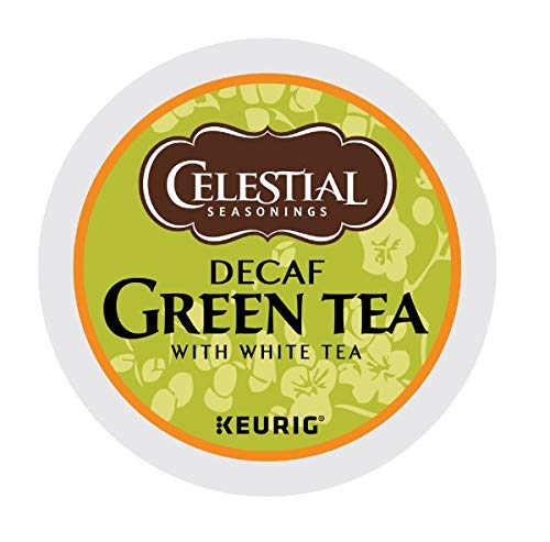 Product Cover Celestial Seasonings Decaf Green Tea, K-Cup Portion Pack for Keurig K-Cup Brewers, 24-Count (Pack of 2) - Packaging May Vary