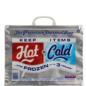 Product Cover Hot Cold Bag | Insulated Thermal Cooler, Lunch Size, Red & Blue