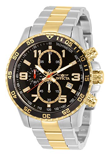 Product Cover Invicta Men's 14876 Specialty Chronograph 18k Gold Ion-Plated and Stainless Steel Watch
