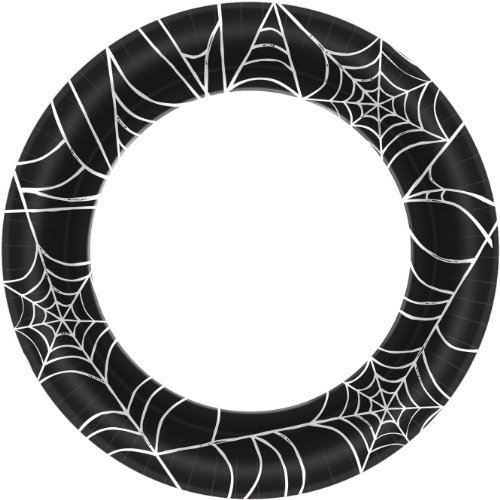 Product Cover Halloween~Spider Web Paper Plate~40 Count~10