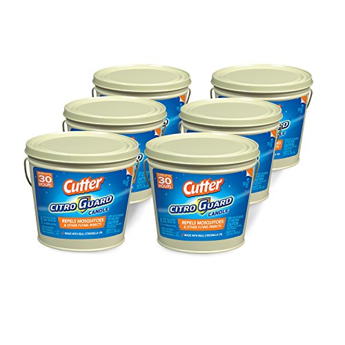 Product Cover Cutter Citro Guard Candle, Bucket, Tan, 17-Ounce, 6-Count