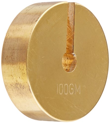 Product Cover Ajax Scientific Brass Slotted Weight, 100g