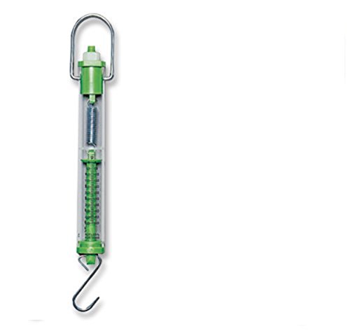Product Cover Ajax Scientific Plastic Tubular Spring Scale, 500g/5N Weight Capacity, Green