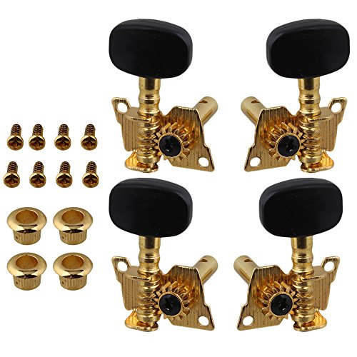 Product Cover BQLZR Gold-Plated 2R2L Tuning Peg Machine Head Tuners For Ukulele 4 String Guitar