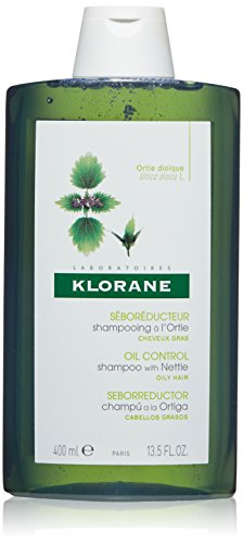 Product Cover Klorane Shampoo with Nettle for Oily Hair and Scalp, Helps Regulate Oil Production, Paraben, Silicone, SLS Free, 13.5 Fl Oz