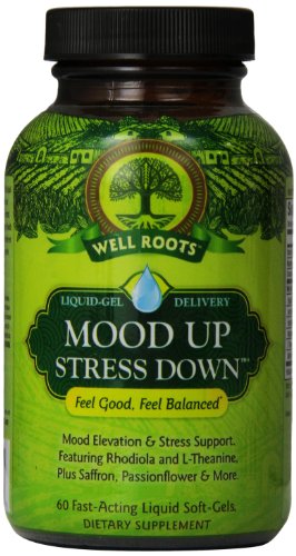 Product Cover Well Roots Mood Up Stress Down Supplement, 60 Count