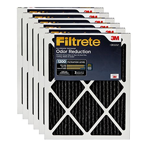 Product Cover Filtrete 14x24x1, AC Furnace Air Filter, MPR 1200, Allergen Defense Odor Reduction, 6-Pack