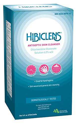 Product Cover Hibiclens Antimicrobial/Antiseptic Skin Cleanser 16 Fluid Ounce Bottle with Foaming Pump for Antimicrobial Skin Cleansing