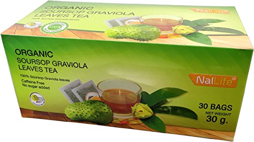 Product Cover NalLife Organic Soursop Graviola Leaves Tea Pack of 30 Bags