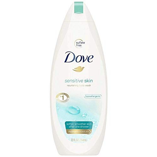 Product Cover Dove Sensitive Skin Beauty Body Wash 12 oz (Pack of 2)