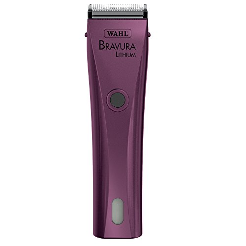Product Cover Wahl Professional Animal Bravura Pet, Dog, Cat, and Horse Corded / Cordless Clipper Kit, Purple (#41870-0423)