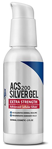 Product Cover Results RNA ACS 200 Colloidal Silver Gel Extra Strength | Advanced Cellular Silver Topical Gel for Sunburn, Wounds, Rashes, Skin Irritations (2 oz)