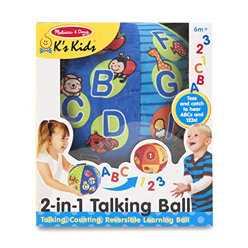 Product Cover Melissa & Doug K's Kids 2-in-1 Talking Ball Educational Toy - ABCs and Counting 1-10