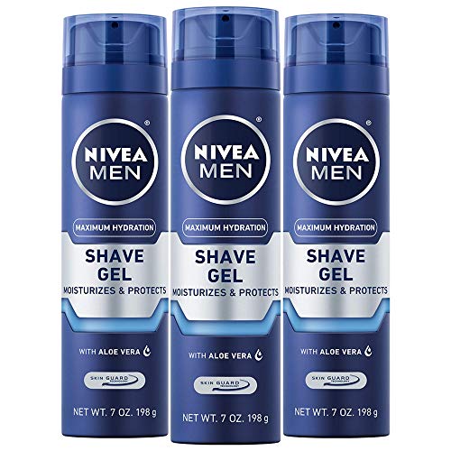 Product Cover NIVEA Men Maximum Hydration Moisturizing Shaving Gel - For Dry Skin - 7 oz. Can (Pack of 3)