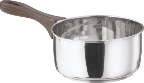 Product Cover Vinod Cookware Induction Friendly Milk Pan Silver 1.4 Litres