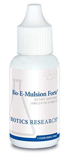 Product Cover Biotics Research Bio-E-Mulsion Forte® - 1 fl. oz (30 ml), 5 Drops 30 IU Vitamin E, Emulsified, Supports Cell Function, Potent Antioxidant Supports Immune Function. Heart Health. 1 Fl Oz