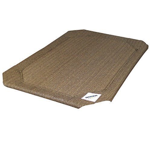Product Cover Coolaroo Replacement Cover, The Original Elevated Pet Bed by Coolaroo, Medium, Nutmeg