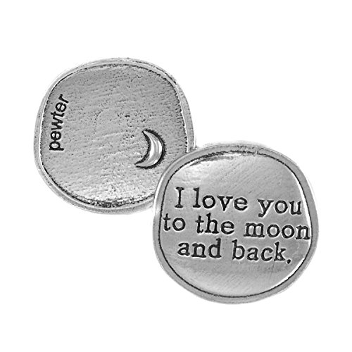 Product Cover Crosby & Taylor I Love You to The Moon and Back Lead-Free American Pewter Sentiment Coin