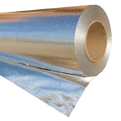 Product Cover RadiantGUARD Ultima Radiant Barrier Industrial Grade 500 sq ft roll | 48-inch by 125-feet | U-500-B | Reflective Aluminum Breathable Attic Foil House Wrap Insulation - Blocks 97% of Heat