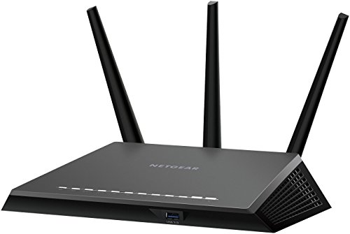 Product Cover NETGEAR Nighthawk Smart WiFi Router (R7000) - AC1900 Wireless Speed (up to 1900 Mbps) | Up to 1800 sq ft Coverage & 30 Devices | 4 x 1G Ethernet and 2 USB ports | Armor Security