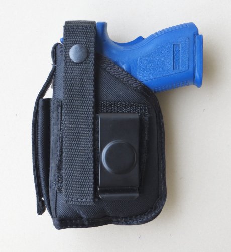 Product Cover Hip Holster for Taurus Millenium G2 PT111, PT140 with Underbarrel Laser Mounted on Gun