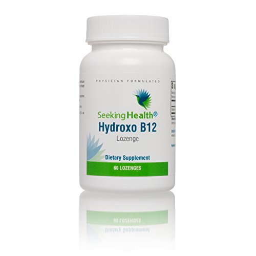 Product Cover Seeking Health | Hydroxo B12 Vitamin | Vitamin B12 Supplement | B12 Hydroxocobalamin | 60 Lozenges