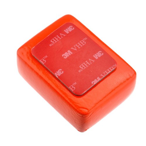 Product Cover Goliton Floaty Float Box Sponge with 3M Adhesive Anti Sink for GoPro HD Hero 1 / Hero 2 / Hero 3 / Hero 3+/Hero4 /Hero5 /4 Session/5 Session XiaoYI Xiaomi- Red