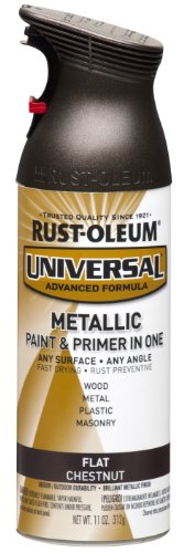 Product Cover Rust-Oleum 271471 Universal All Surface Spray Paint, 11 oz, Flat Metallic Chestnut