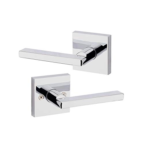 Product Cover Kwikset 91540-002 Halifax Slim Square Hall/Closet Lever in Polished Chrome