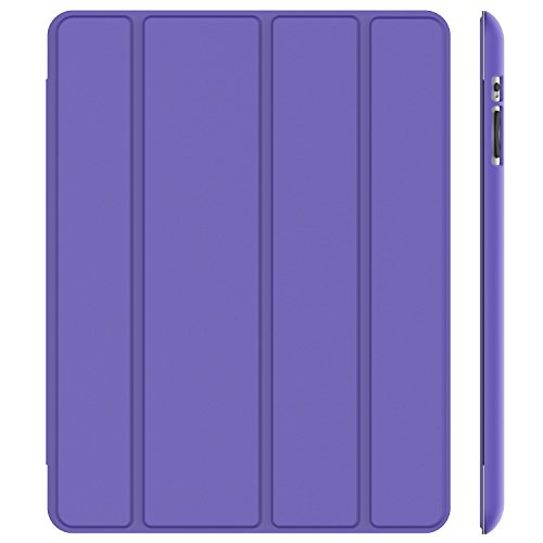 Product Cover JETech Case for Apple iPad 2 3 4 (Old Model), Smart Cover with Auto Sleep/Wake, Purple