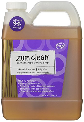 Product Cover Indigo Wild Zum Clean Laundry Soap, Frankincense and Myrrh, 32 Fluid Ounce