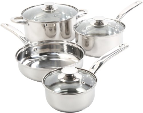 Product Cover Sunbeam Ansonville 7-Piece Cookware Set, Silver