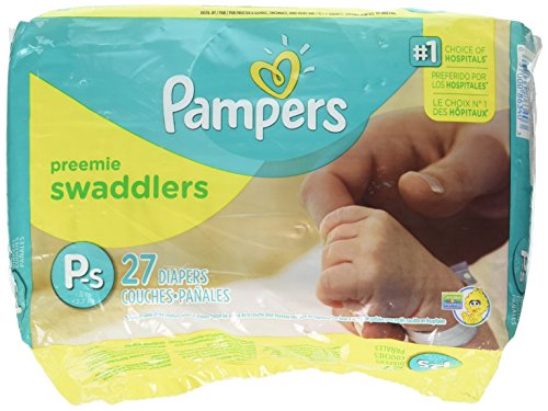 Product Cover Pampers Swaddlers Preemie Diapers Size P-1 27 count
