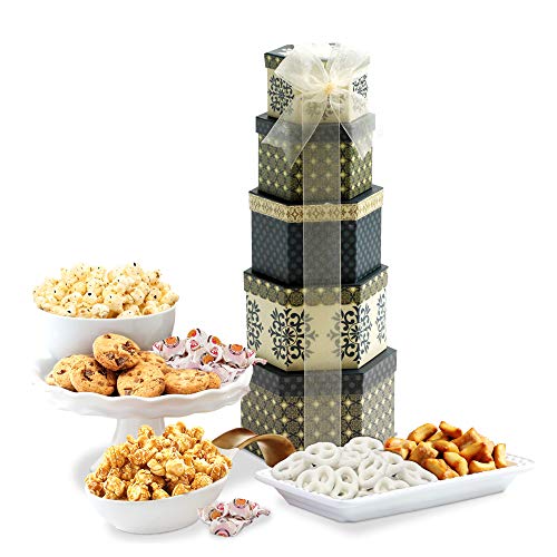 Product Cover Token of Appreciation Gift Tower The Perfect Gift Basket for Birthdays, Sympathy or Any Occasion