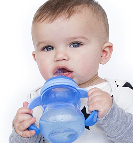 Product Cover Nuby Non-Drip 3-Stage Wide Neck Bottle to Cup, 8 Ounce, Colors May Vary