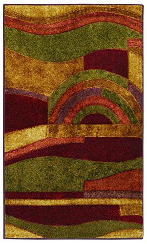 Product Cover Mohawk Home New Wave Picasso Printed Rug,  2'6x3'10,  Wine