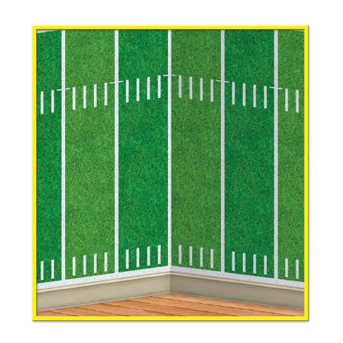 Product Cover Beistle 52125 1-Pack Football Field Backdrop for Parties, 4-Feet by 30-Feet
